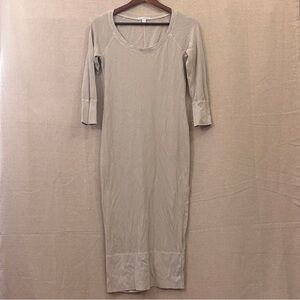 James Perse Womens Beige Long Sleeve Dress Size 1